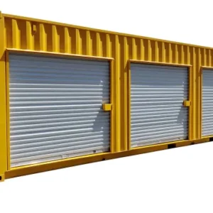 40ft Hazmat Storage with Full Width Side Opening